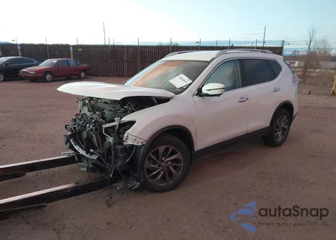 2016 Nissan Rogue S из США, поврежденный, VIN KNMAT2MV0GP734068